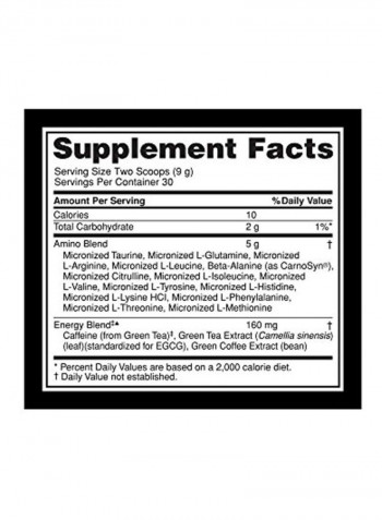 Essential Amino Energy Pre-Workout - Fruit Fusion - 30 Servings