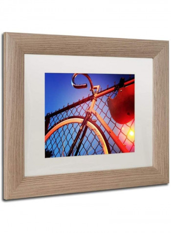 Fixie Framed Wall Art Multicolour 11 x 14inch