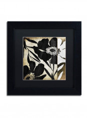 Floral Jungle Lines II Framed Wall Art Multicolour 11 x 11inch