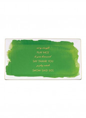 Posy Court Rectangular Tray Green/White 11x6inch reviews Posy Court Rectangular Tray Green/White 11x6inch
