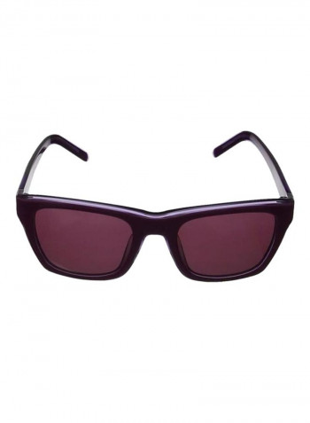 Rimmed Wayfarer Sunglasses - Lens Size: 55 mm