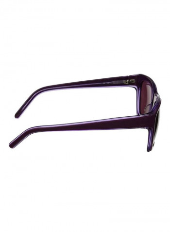 Rimmed Wayfarer Sunglasses - Lens Size: 55 mm