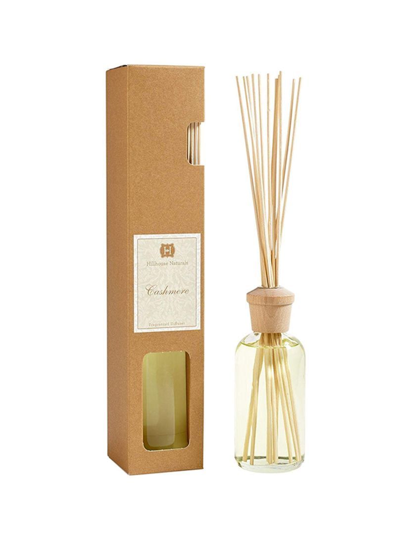 Cashmere Fragranced Reed Diffuser Set Clear/Beige 6ounce