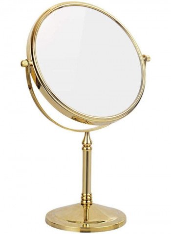 Tabletop Swivel Makeup Mirror Gold