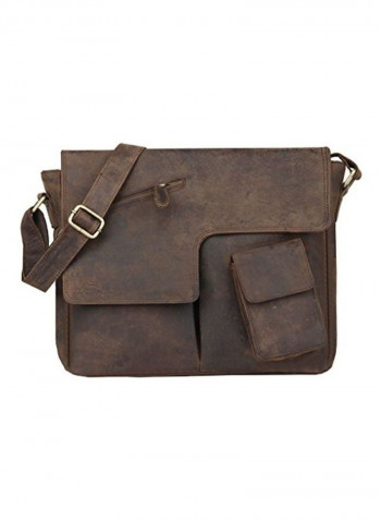 Bags And Briefcases/Messenger Backpack Brown