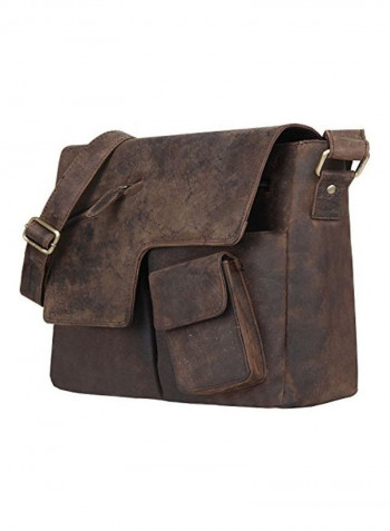 Bags And Briefcases/Messenger Backpack Brown