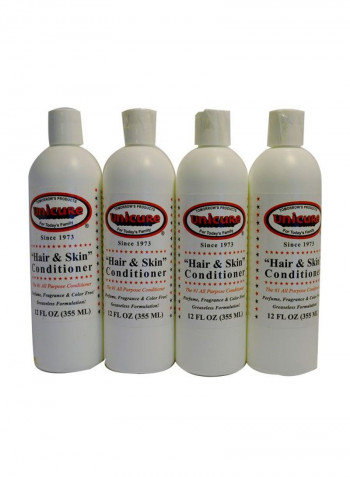 4-Piece Hair And Skin Conditioner Set 12ounce