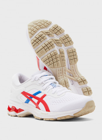 GEL-Kayano 26 Shoes White/Classic Red