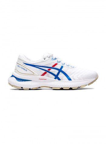 Gel-Nimbus 22 Trainer Shoes White/Electric Blue