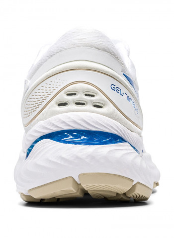 Gel-Nimbus 22 Trainer Shoes White/Electric Blue