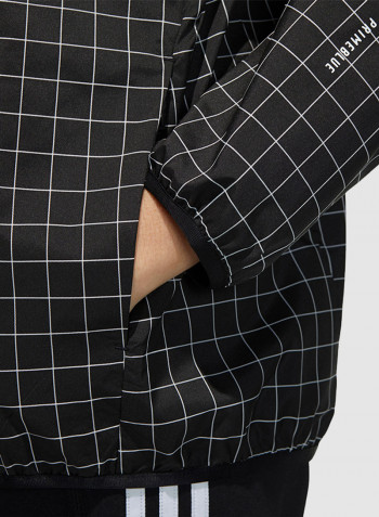 W.N.D. Checked Pattern Jacket Black