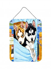 Decorative Wall Hanging Print White/Blue/Beige 12x16inch