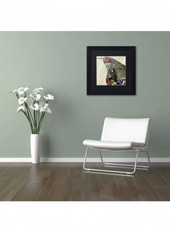 Pat Saunders Canvas Framed Wall Art multicolour 16 x 20inch