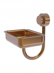 Venus Collection Wall Mounted Soap Dish Brown 5x5x2inch