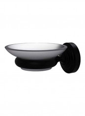 Wall Mounted Soap Dish Matte Black