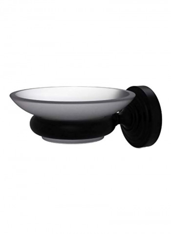 Wall Mounted Soap Dish Matte Black