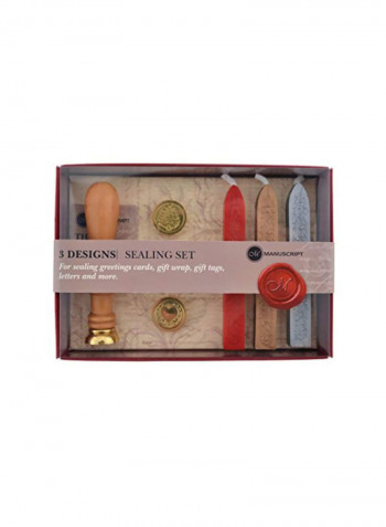 Pack Of 7 Sealing Set Red/Grey/Brown