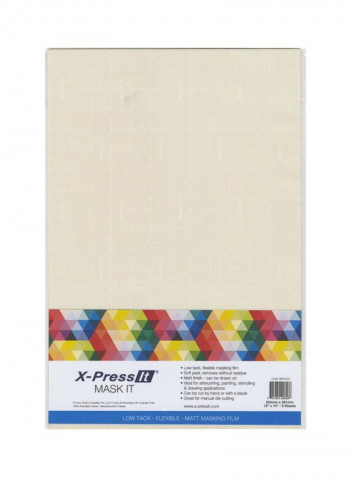 8-Piece Medium Tack Sheet Beige