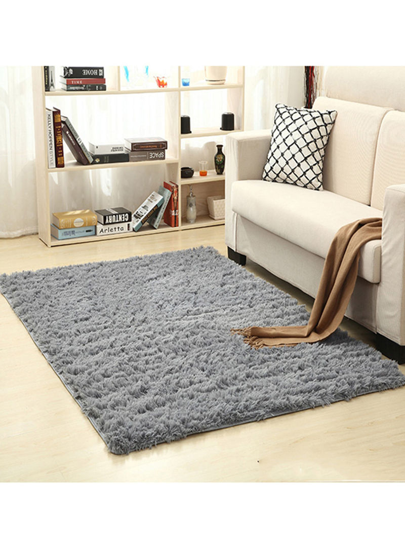 Living Room Floor Mat Grey 100x160centimeter