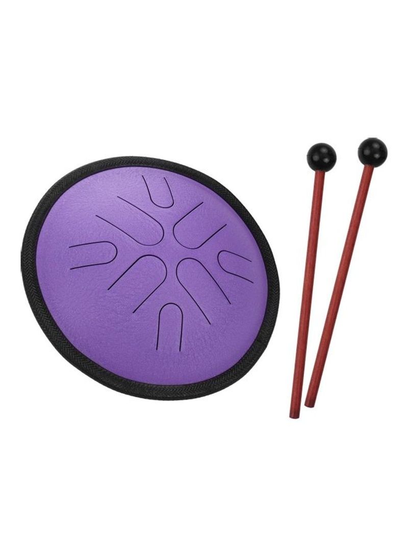 Portable Steel Tongue Drum With Sticks