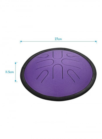 Portable Steel Tongue Drum With Sticks