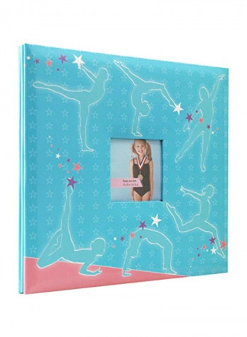 Sport And Hobby Postbound Album Blue/Pink/Purple