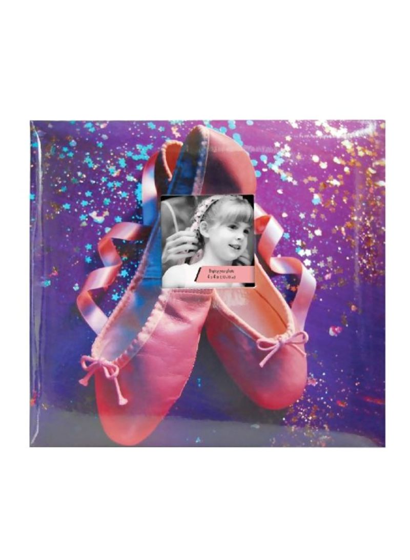 Sport And Hobby Postbound Album Purple/Pink 13.8x12.5inch
