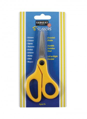 Childs Safety Stainless Steel Scissor أصفر
