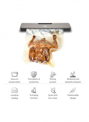 Vacuum Sealer Machine with 15 Sealing Bags Multicolour 43.50 x 9.00 x 10.00cm