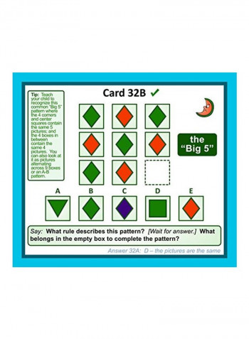 2-Sets Gifted Learning Flash Cards-Verbal And Spatial Concepts