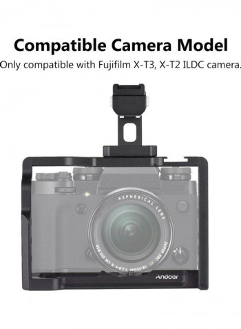 Aluminum Alloy Protective Camera Cage Kit Black