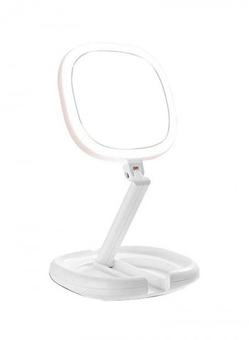 Magnifying Makeup Mirror White/Silver