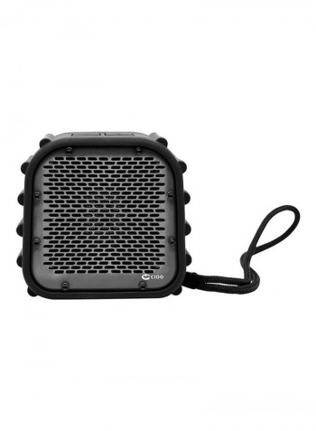 Outdoor Sports Portable Waterproof Wireless Bluetooth Speaker Black
