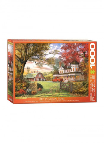 1000-Piece Old Pumpkin Farm Jigsaw Puzzle Set 6000-0694