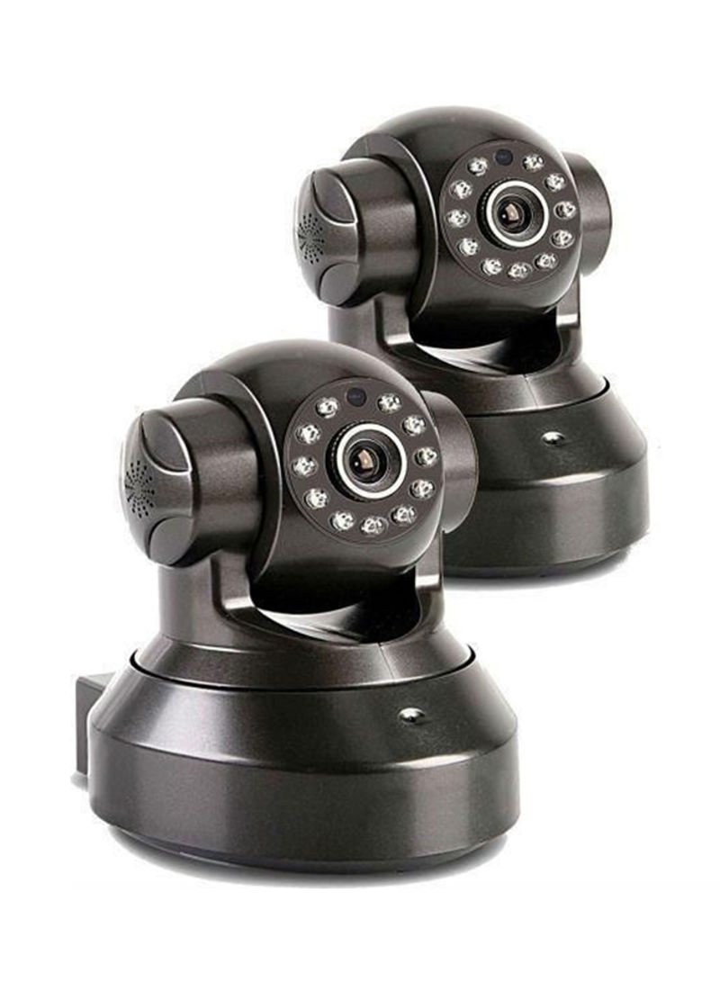 2-Piece Night Vision 720P HD CCTV Wireless WiFi Security Camera