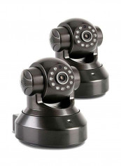 2-Piece Night Vision 720P HD CCTV Wireless WiFi Security Camera