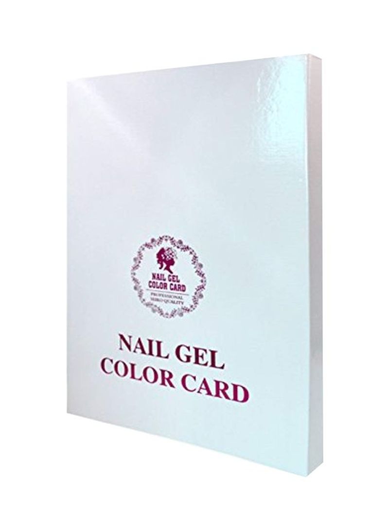 Nail Color Chart Display Book Pink