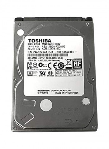 SATA Internal Hard Drive 1TB Silver