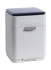 Multi-Layer Utensil Storage Drain Box Grey 33x33x43cm