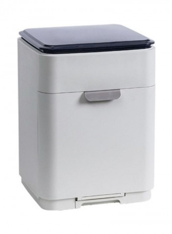 Multi-Layer Utensil Storage Drain Box Grey 33x33x43cm