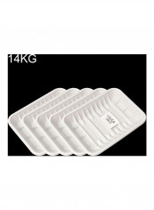 14 Kg Thickened Fresh Tray Disposable Multicolour 45 x 36 x 28centimeter