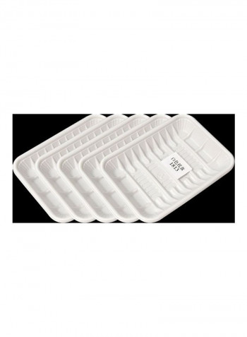 14 Kg Thickened Fresh Tray Disposable Multicolour 45 x 36 x 28centimeter