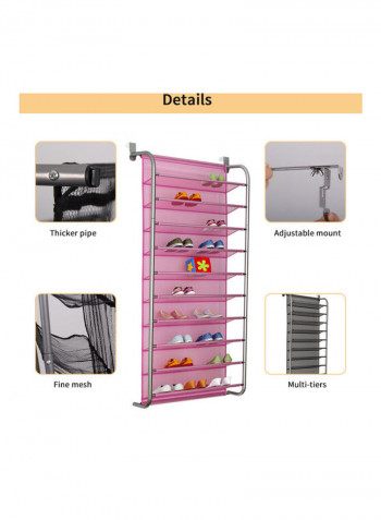 10-Tier Shoe Rack Set Multicolour