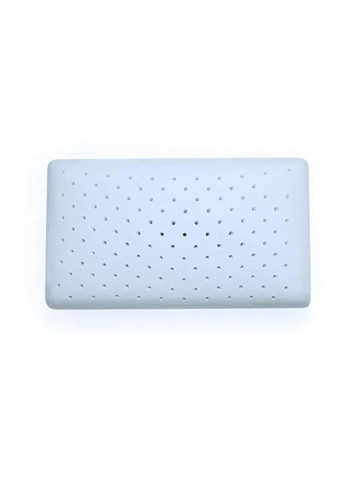 Memory Foam Pillow With Cool Pass Cover White 16x22x4.5inch