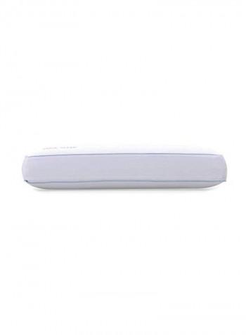 Memory Foam Pillow With Cool Pass Cover White 16x22x4.5inch