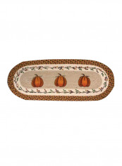 Harvest Pumpkin Design Table Runner Multicolour 13 x 48inch