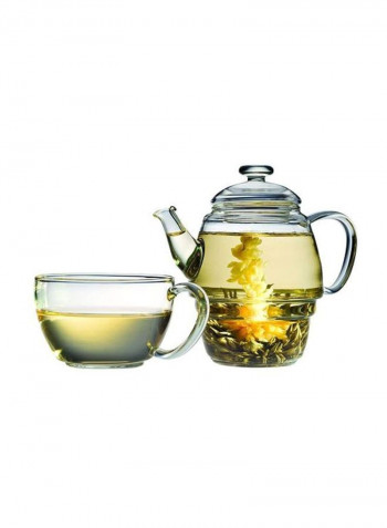 4-Piece Charme Tea Set Clear