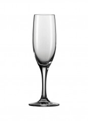 6-Piece Champagne Flute Glass Clear 8.2x2.8inch