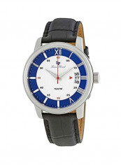 Men's Water Resistant Quartz Watch LP-40019-02S-BLC
