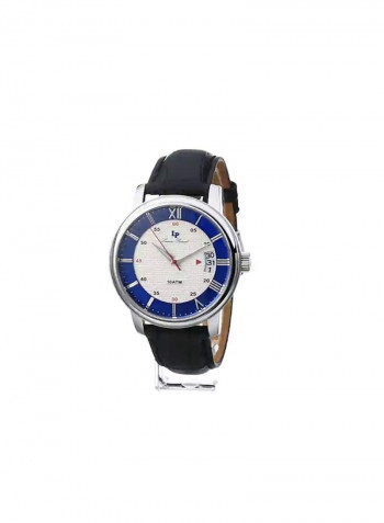 Men's Water Resistant Quartz Watch LP-40019-02S-BLC